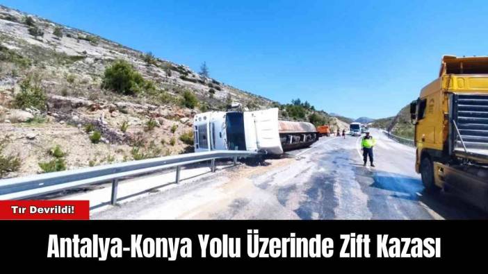 Antalya-Konya Yolu Üzerinde Zift Kazası