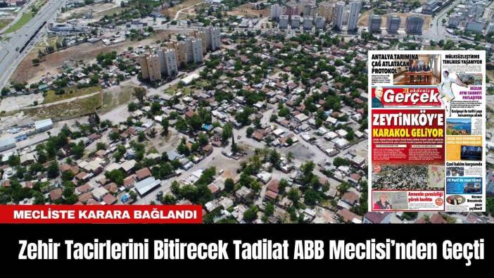 Zehir Tacirlerini Bitirecek Tadilat ABB Meclisi’nden Geçti