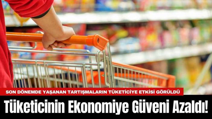 Tüketicinin Ekonomiye Güveni Azaldı!