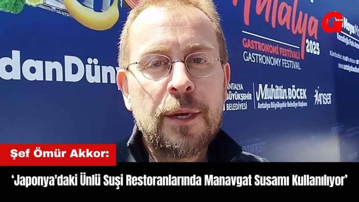 Japonya'daki En Ünlü Suşi Restoranlarında Manavgat Susamı Kullanılıyor