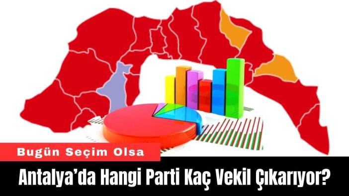 Bugün Seçim Olsa Antalya’da Hangi Parti Kaç Vekil Çıkarıyor?