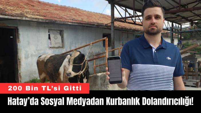 Hatay’da Sosyal Medyadan Kurbanlık Dolandırıcılığı!