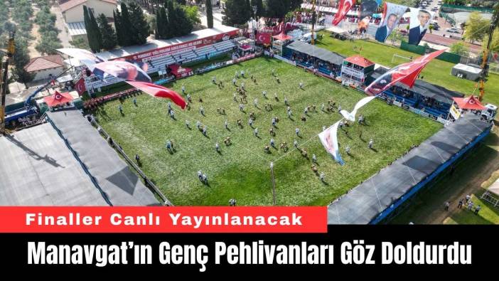 Manavgat’ın Genç Pehlivanları Göz Doldurdu