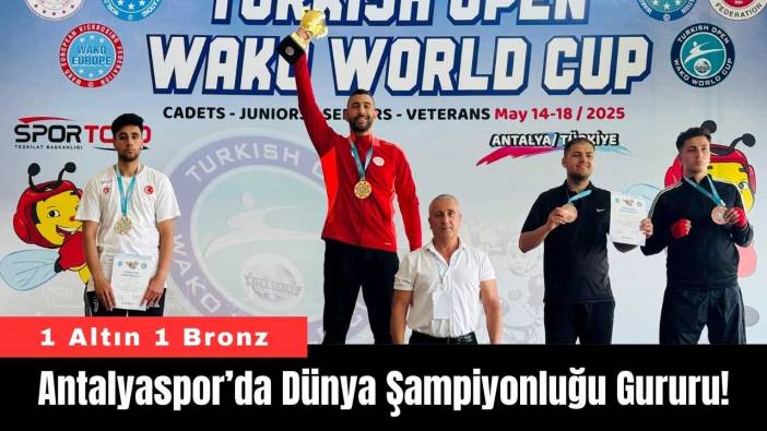 Antalyaspor’da Dünya Şampiyonluğu Gururu