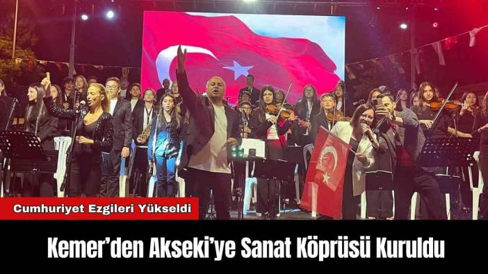 Kemer’den Akseki’ye Sanat Köprüsü Kuruldu