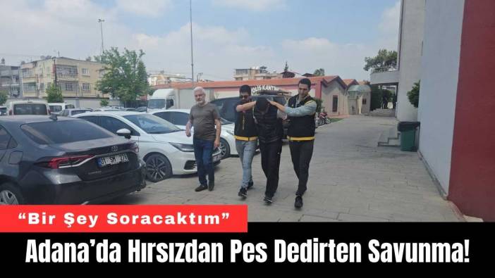 Adana’da Hırsızdan Pes Dedirten Savunma!