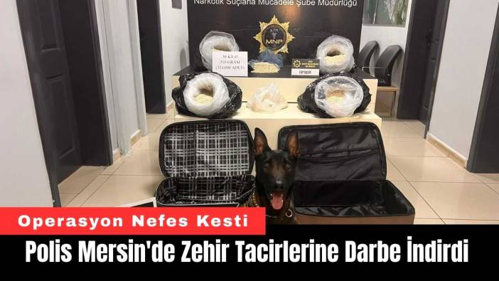 Polis Mersin'de Zehir Tacirlerine Darbe İndirdi