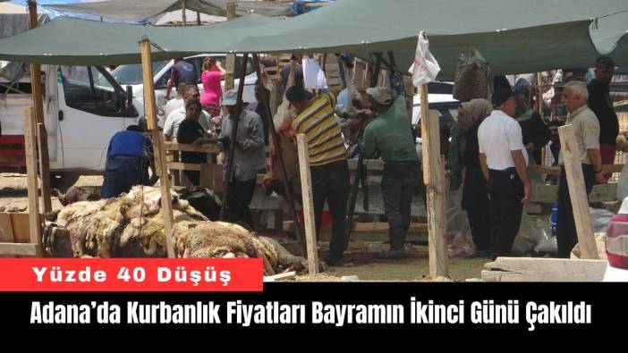 Adana’da Kurbanlık Fiyatları Bayramın İkinci Günü Çakıldı
