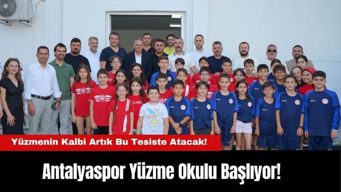 Antalyaspor Yüzme Okulu Başlıyor!