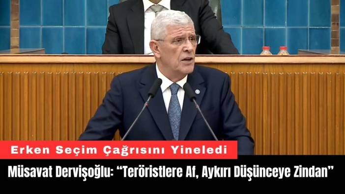 Müsavat Dervişoğlu: Ter*ristlere Af, Aykırı Düşünceye Zindan”