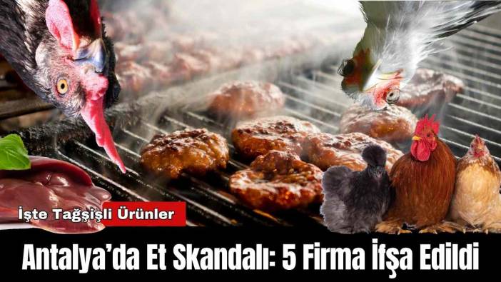 Antalya’da Et Skandalı: 5 Firma İfşa Edildi