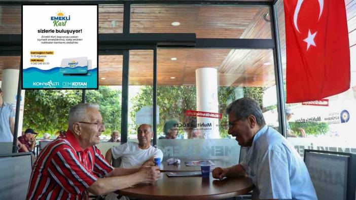 Emeklilere İndirim Müjdesi: Konyaaltı’nda
