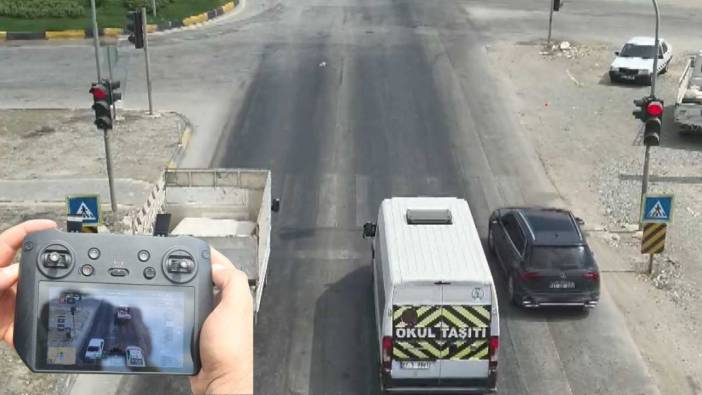 Hatay’da Kırmızıda Geçti,Dron Kamerası Kaçırmadı:Tepkisi Şaşırttı