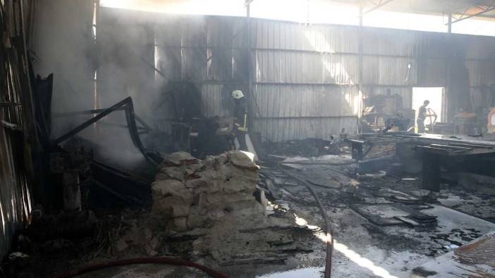 Alanya’da Mobilya Atölyesinde Yangın! Kundaklama Çıktı