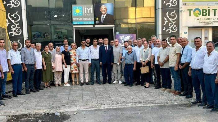 Aksu’da Göreve Başlayan İYİ Parti Teşkilatı Kolları Sıvadı