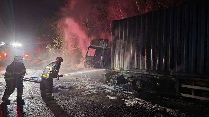 Adana’da Tırdan Ormanlık Alana Sıçrayan Yangın Söndürüldü