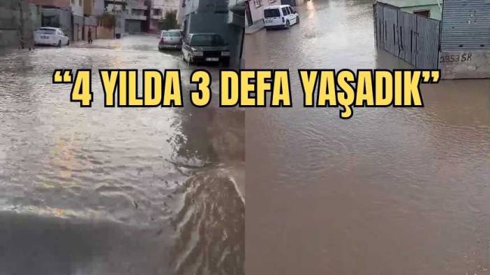 Adana Yüreğir’de Patlayan Boru Sokakları Göle Çevirdi