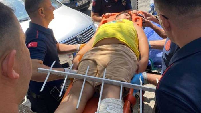 Isparta’da Demir Korkuluk Küçük Çocuğun Bacağını Deldi!