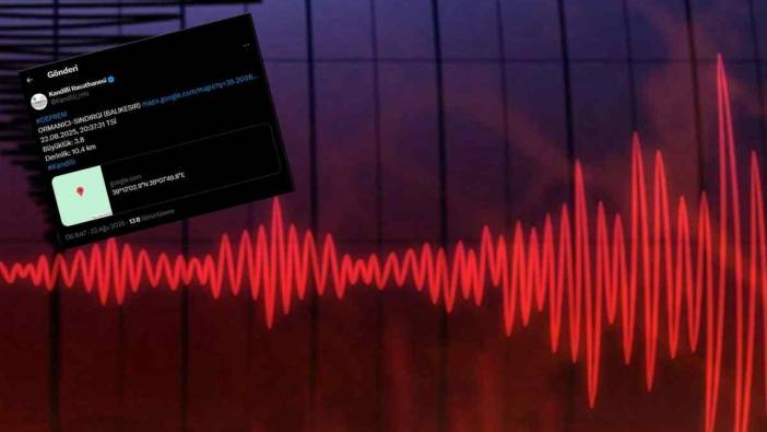 Balıkesir Sındırgı’da Artçılar Sürüyor! Bir Deprem Daha