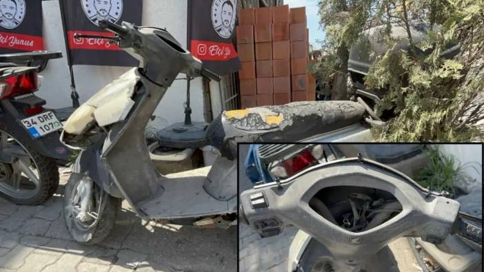 Hatay’da Bir Garip Hırsızlık! Motoru Çalamayınca Hız Göstergesini Çaldı
