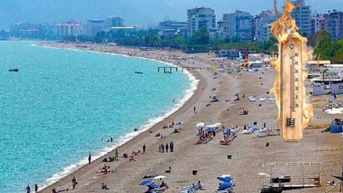 Konyaaltı Deniz Sıcaklığıyla Zirvede