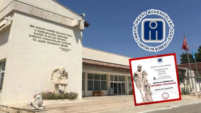 Antalya Müzesi’nde 'Yıkım Var Rapor Yok': İMO Antalya Şubesi Açıklama Yapacak