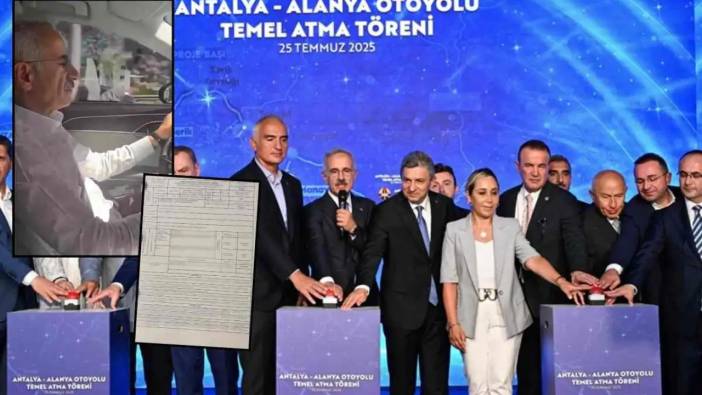 Bakan Uraloğlu Paylaştı! Antalya-Alanya Otoyolu 36 Dakika Sözü Anlaşıldı