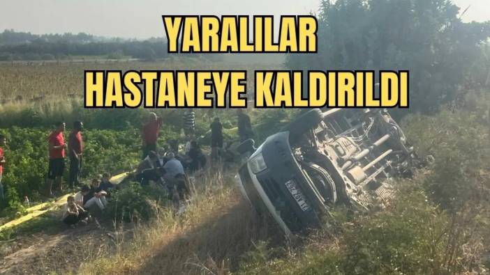 Hatay’da Engelli Öğrencileri Taşıyan Servis Devrildi! 8 Yaralı