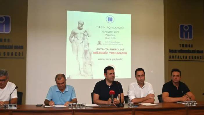 İMO Antalya'dan Antalya Arkeoloji Müzesi Yıkımı Tepkisi! Kültür Bakanlığı'na Çağrı