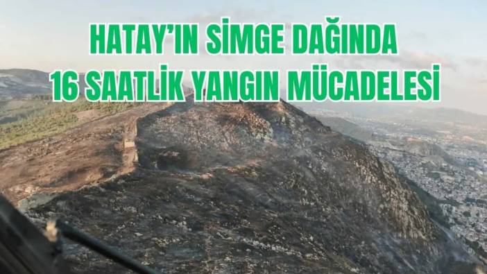 Hatay’da Habib-İ Neccar Dağı’ndaki Orman Yangını Sabaha Karşı Söndürüldü