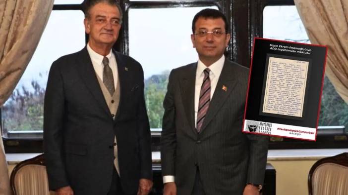 İmamoğlu’ndan ‘İkinci Yüzyıl’ Mesajı! ADD Aracılığıyla Mektup Gönderdi