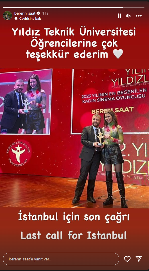 Beren Saat, Ödül Töreninde Stiliyle Dillere Düştü! (1)