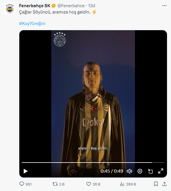 Çağlar Söyüncü Fenerbahçe'ye transfer oldu