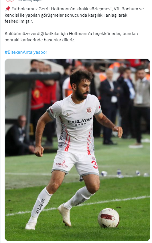 Antalyaspor Sözleşme