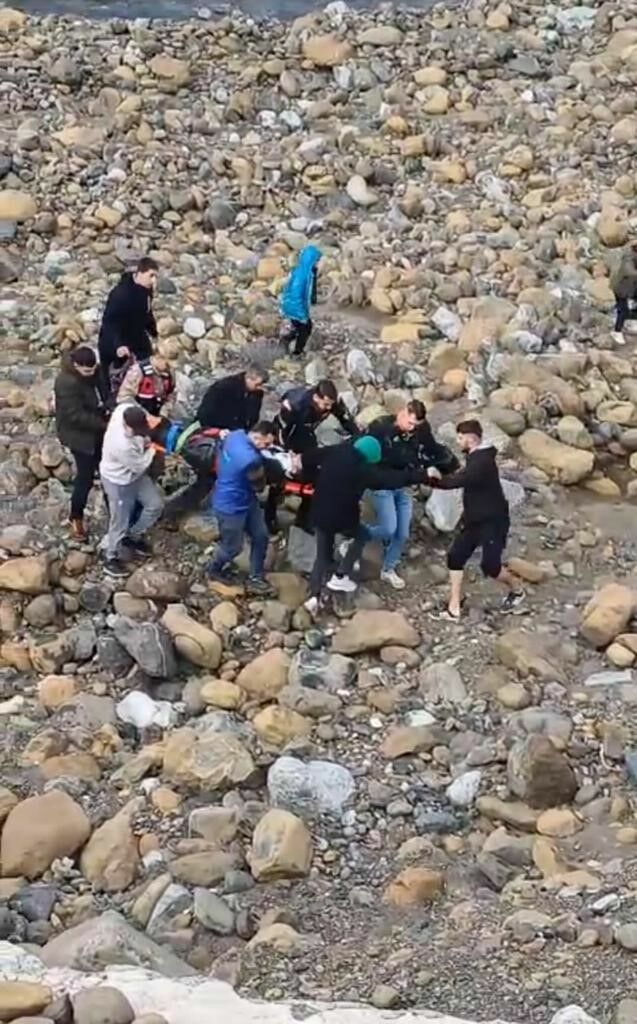 Hatay'da Motosikletle Uçurumdan Yuvarlandı