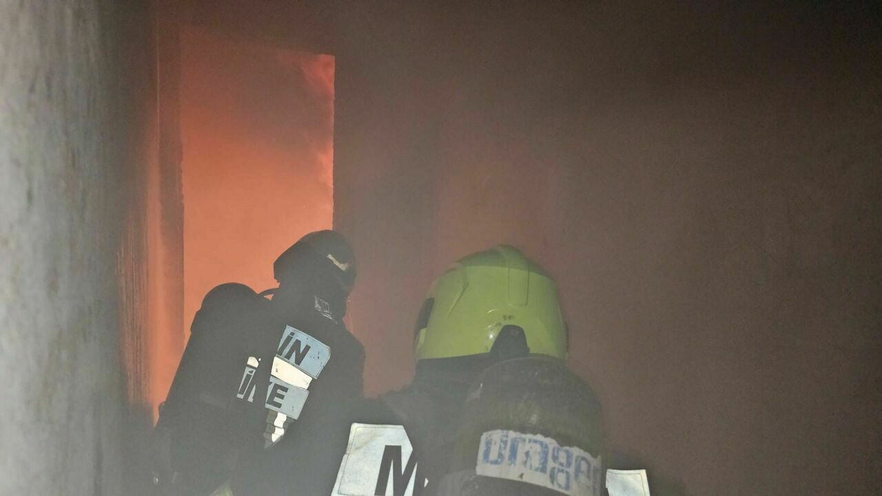 Mersin'de Ev Yangını2