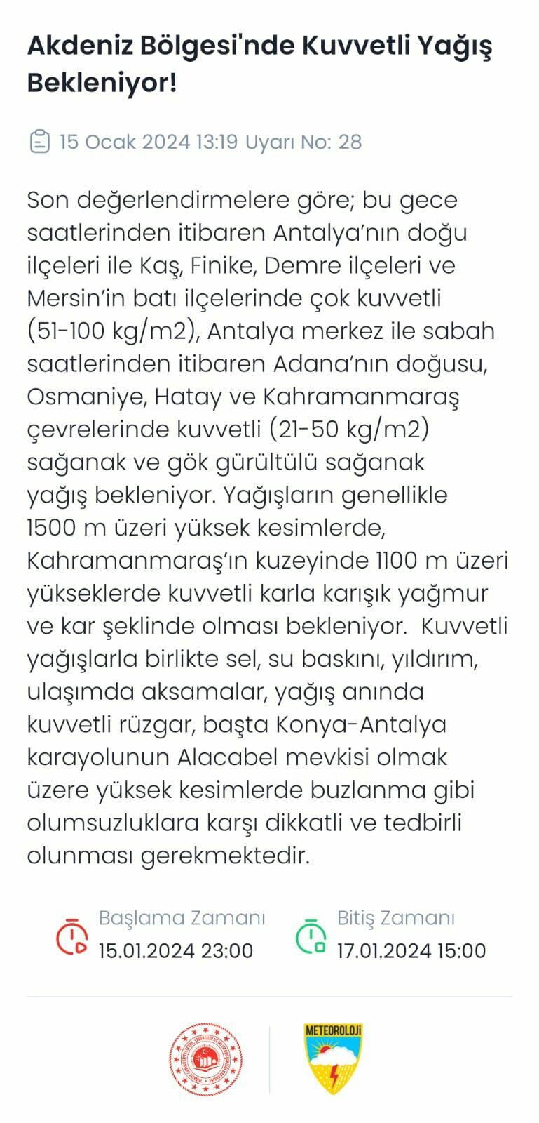 Muğla Bodrum Kaş'a Kuvvetli Yağış Ve Fırtına Uyarısı! (4)