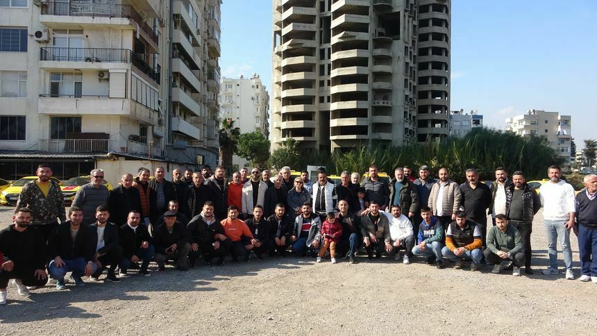 İzmir'de Cinayete Kurban Giden Taksici Mersin'de Konvoyla Anıldı