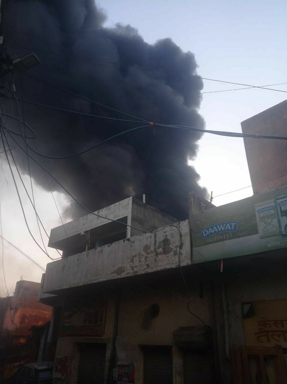 Boya Üretim Atölyesinde Yangın2