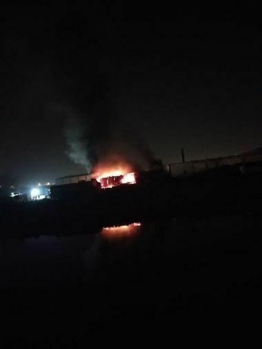 Hatay Antakya'da Sanayi Sitesinde Yangın! 