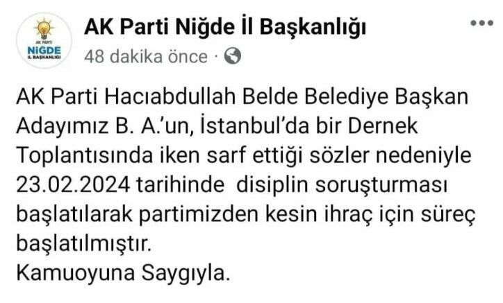 Jandarma Komutanına Küfür Eden Ak Partili Aday Ihraç Ediliyor (2)