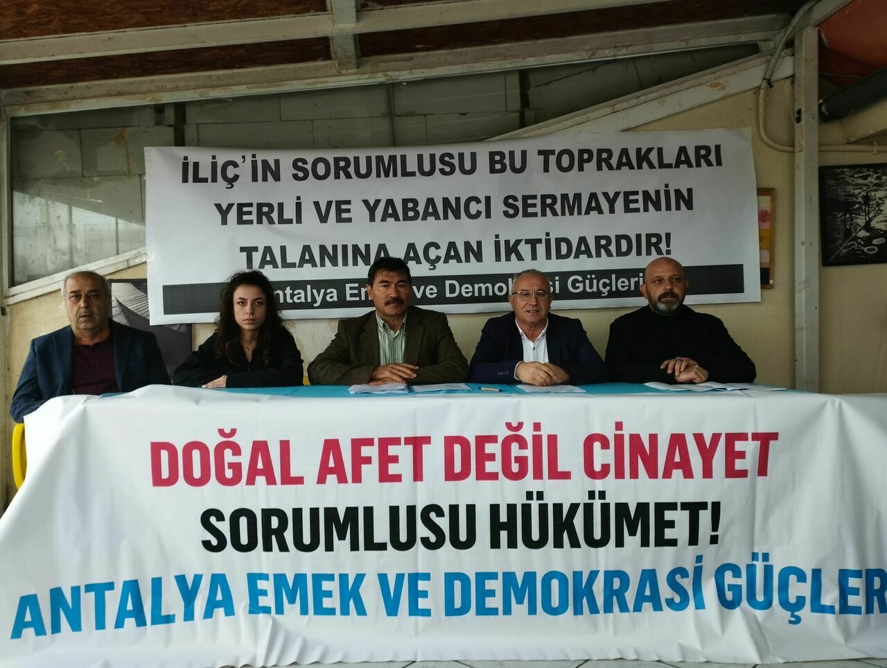 Siyanür faciası ve işçi katliamına Antalya'dan sert tepki