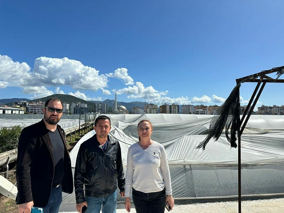 TMMOB Ziraat Mühendisleri Odası Antalya Şubesi felaket bölgelerinde incelemelerde bulundu
