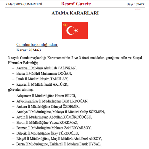 Resmi Gazete'de yayımlandı! 4 ilin emniyet müdürü değişti!