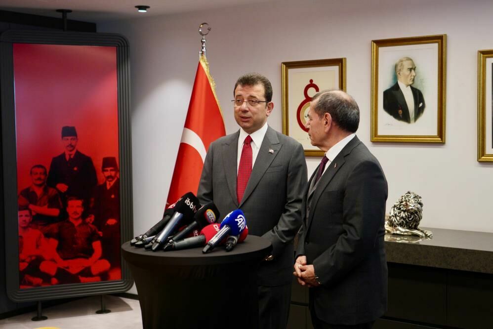 Dursun Özbek İBB Başkanı Ekrem İmamoğlu’nu RAMS Park'ta konuk etti