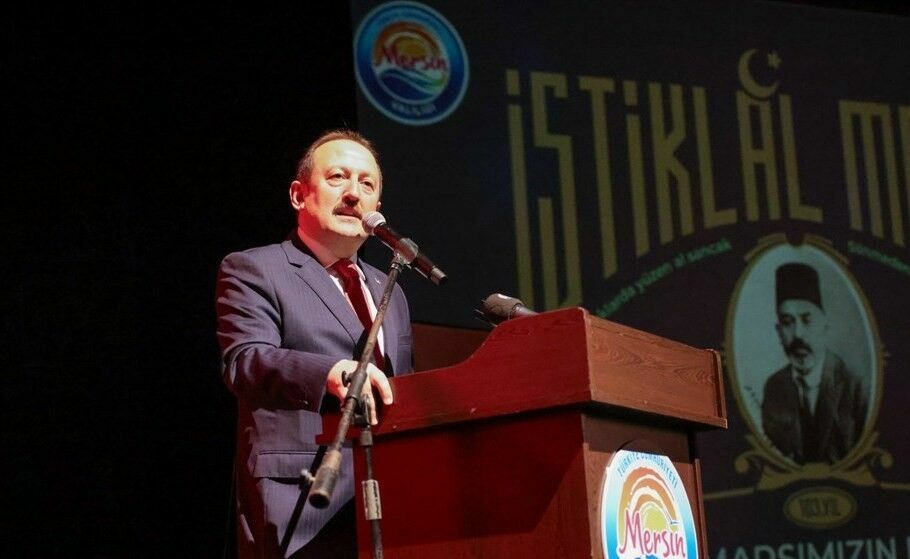 Mersin'de İstiklal Marşı'nın 103'üncü yıl dönümü kutlamaları gerçekleştirildi