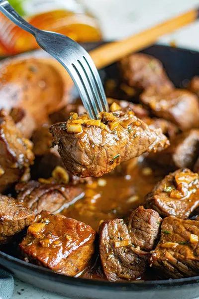 Sarımsaklı Et Result