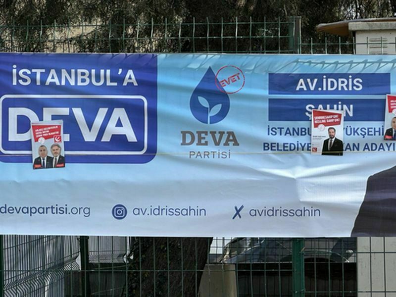 Yeniden Refah Partisi'nden Deva Partisi'nin Pankartlarına Saldırı! (3) Result