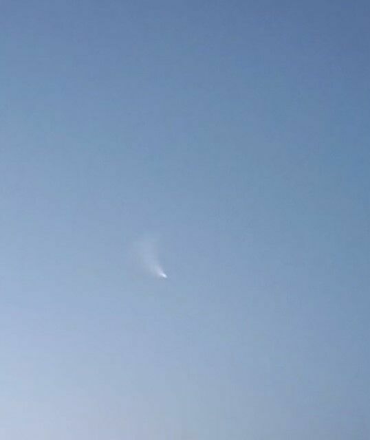 Muş semalarında görülen cisim görenleri şaşırttı