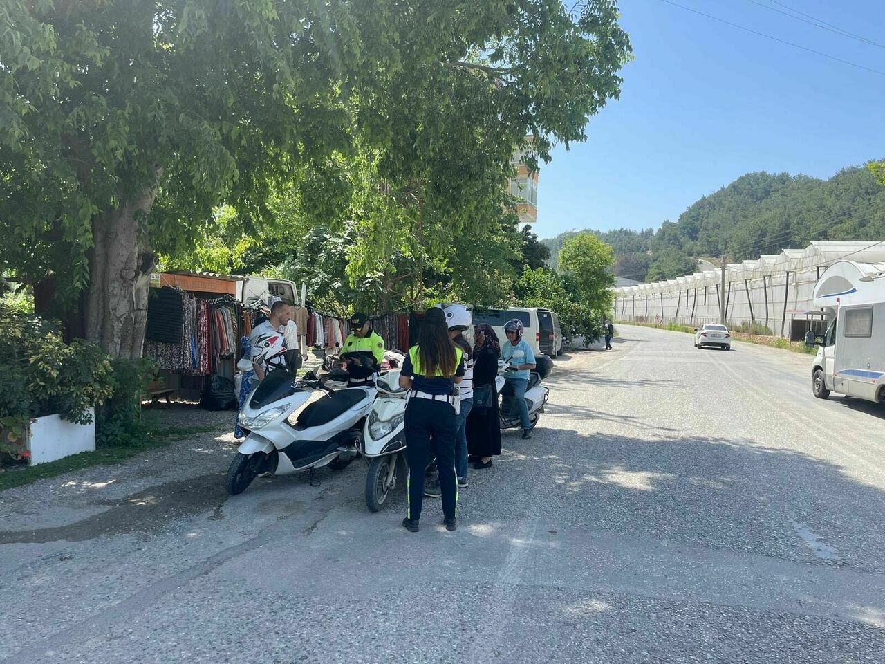 Alanya’da 8 araç trafikten men edildi